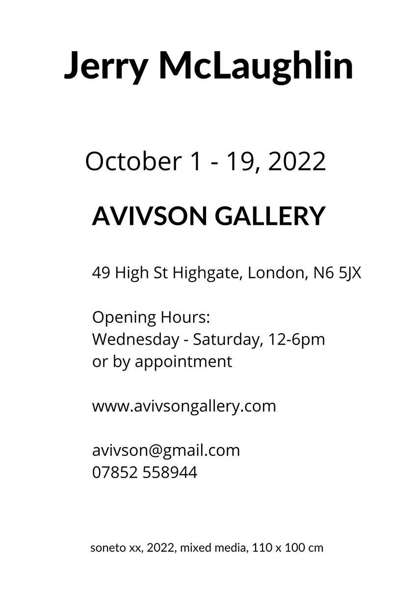 Jerry McLaughlin - Avivson Art Gallery London